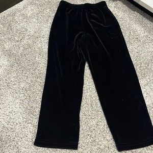Periscope black velvet pants